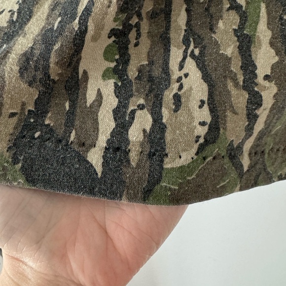 Vintage Realtree Camo Ringer Pocket Single Stitch Short Sleeve T-Shirt - Picture 5 of 5